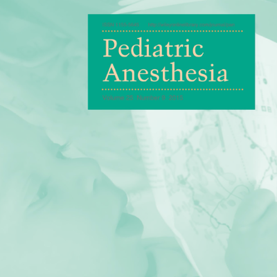 Outstanding Contribution to Pediatric Anesthesiology: An Interview with Dr. Robert H. Friesen