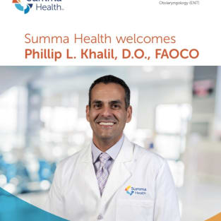 Phillip Khalil, DO, Otolaryngology (ENT), Akron, OH, Summa Health System – Akron Campus