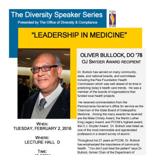Oliver Bullock, DO, Family Medicine, Philadelphia, PA, Hahnemann University Hospital