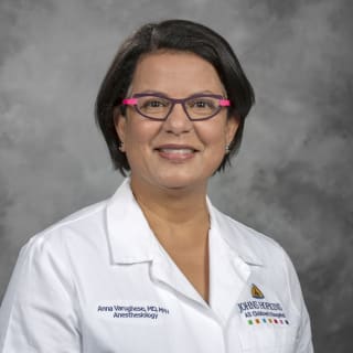 Anna Varughese, MD, Anesthesiology, Saint Petersburg, FL