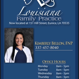 Kimberly Bellon, Family Nurse Practitioner, Eunice, LA, Acadian Medical Center
