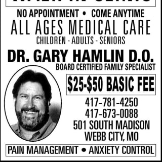 Gary Hamlin, DO, Emergency Medicine, Webb City, MO, Mercy Hospital Carthage