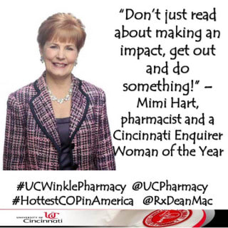 Mimi Hart, Pharmacist, Cincinnati, OH