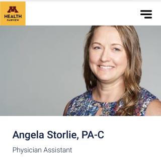 Angela (Lorentz) Storlie, PA, General Surgery, Burnsville, MN, M Health Fairview Ridges Hospital