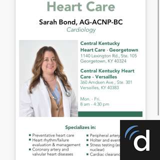 Sarah (Branam) Bond, Nurse Practitioner, Georgetown, KY