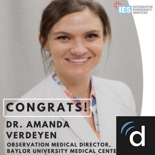 Amanda Verdeyen, DO, Emergency Medicine, Grapevine, TX