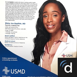Dr. Elisha D. Jno-Baptiste, MD | Irving, TX | Family Medicine Doctor ...